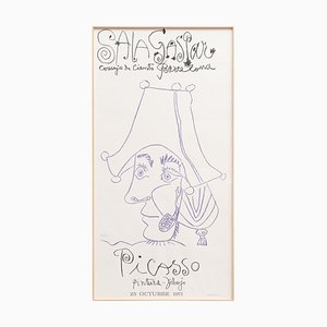 Vintage Pablo Picasso Exhibition Poster, 1971-WM-1221844