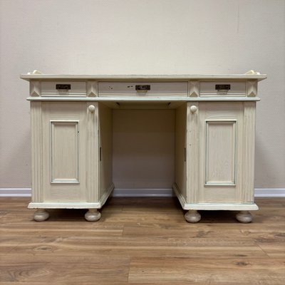 Vintage Painted White Desk-ALF-2033529