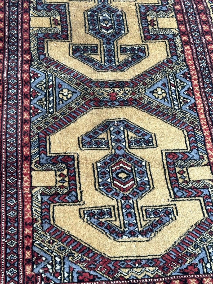 Vintage Pakistani Distressed Rug, 1970s