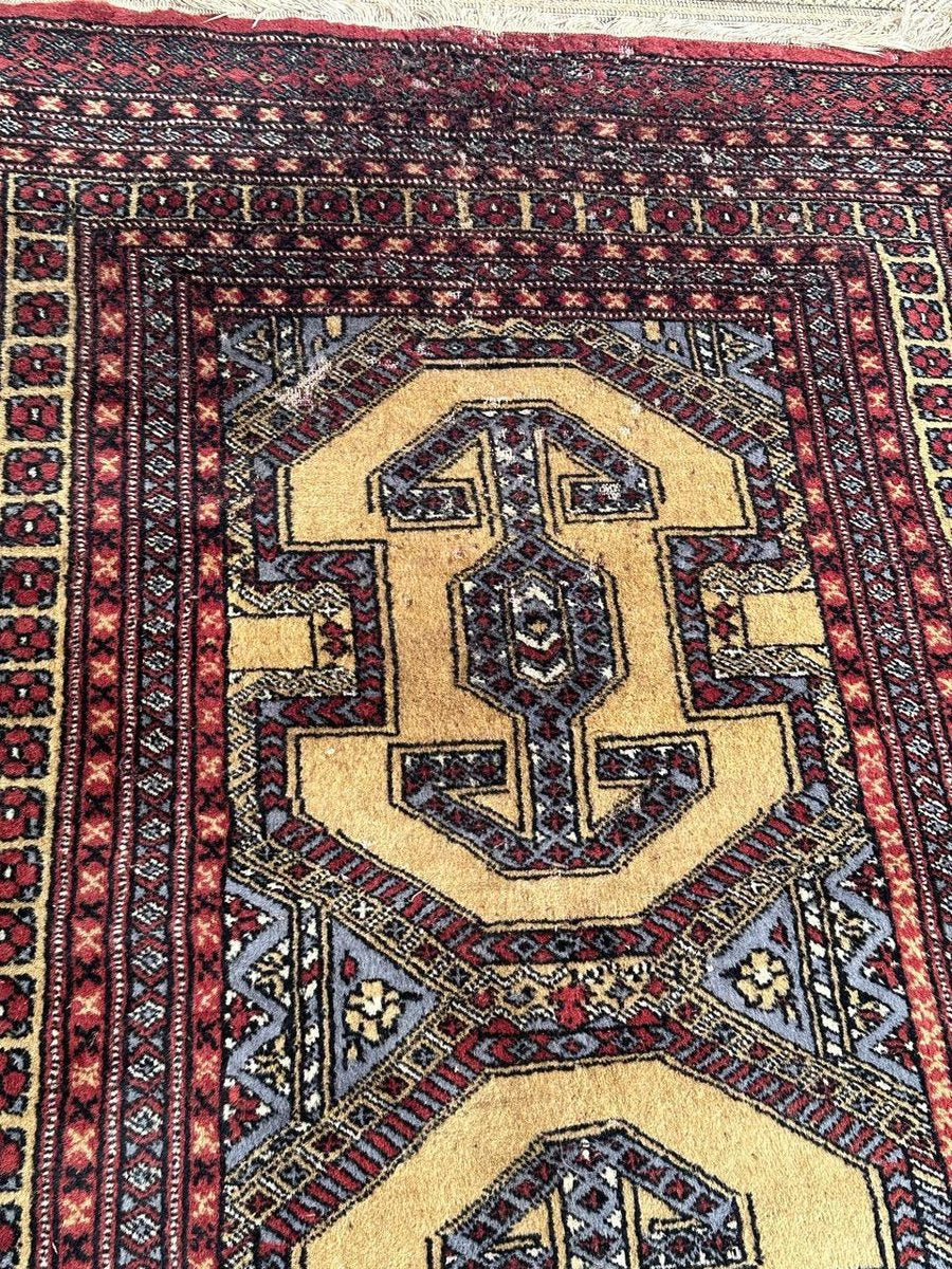 Vintage Pakistani Distressed Rug, 1970s