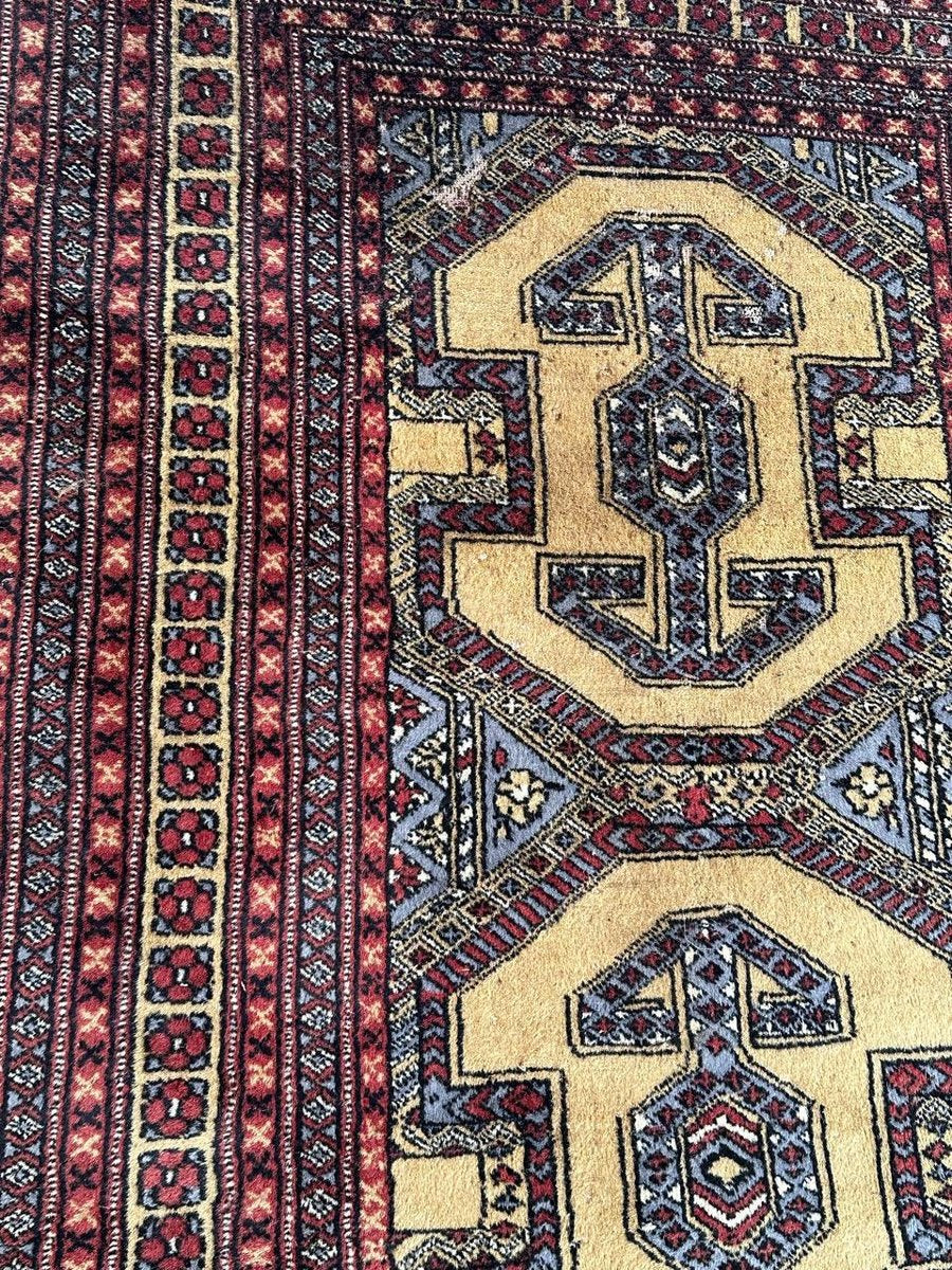 Vintage Pakistani Distressed Rug, 1970s