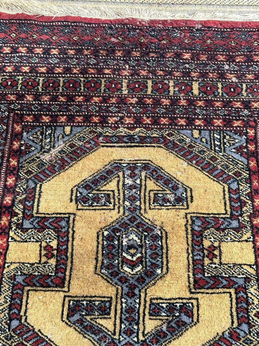 Vintage Pakistani Distressed Rug, 1970s