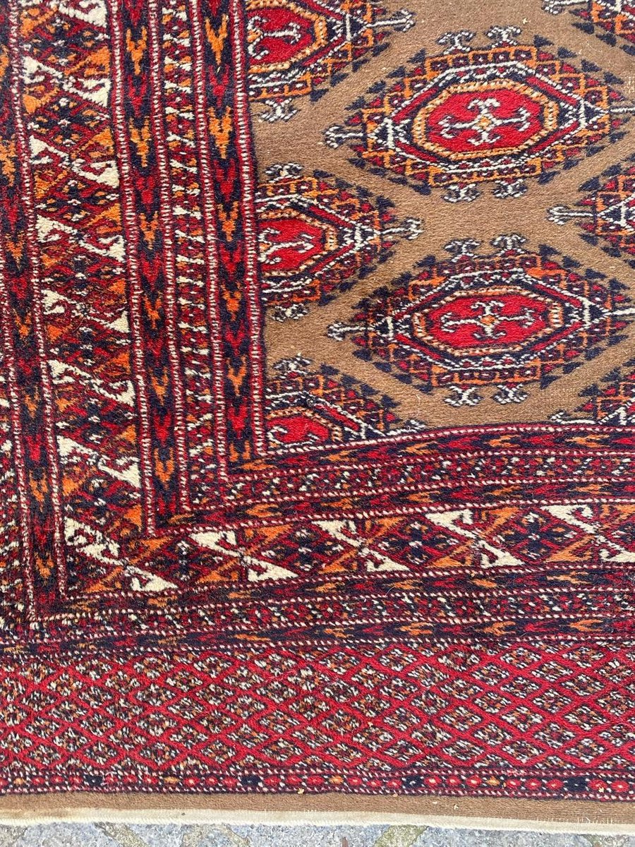 Vintage Pakistani Turkmen Rug