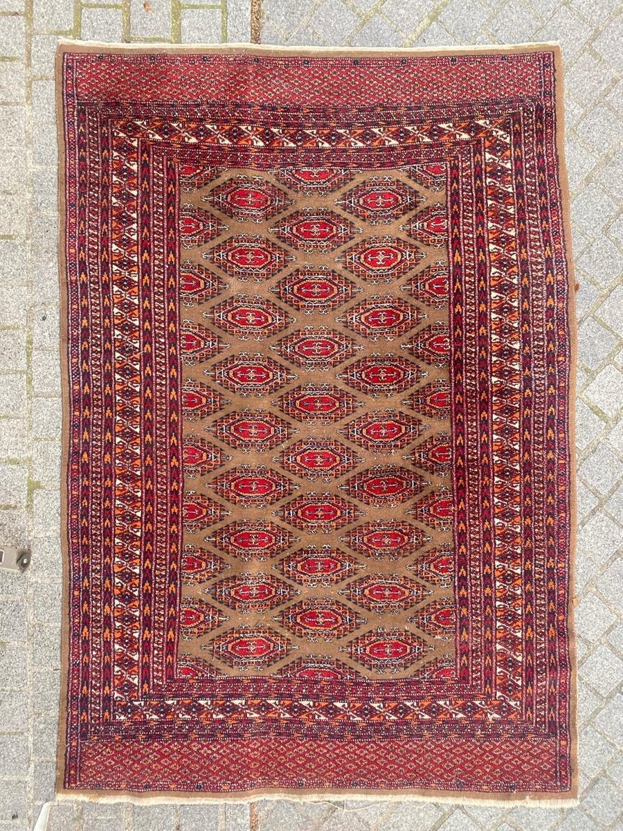 Vintage Pakistani Turkmen Rug