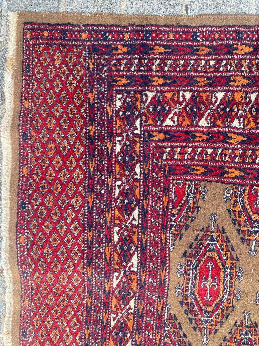 Vintage Pakistani Turkmen Rug