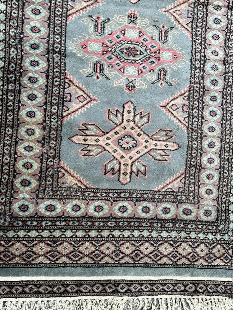 Vintage Pakistani Turkmen Style Bobyrugs Rug, 1980s