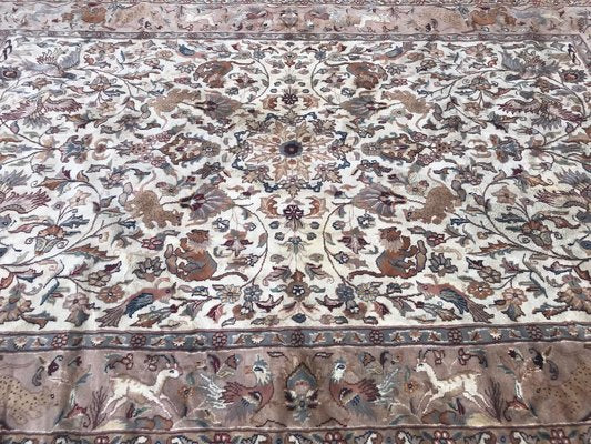 Vintage Pakistani Wool and Silk Rug-YMM-1131889