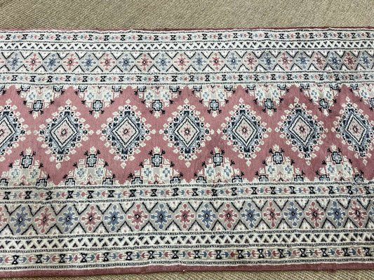 Vintage Pakistani Wool and Silk Rug-QYF-1397257