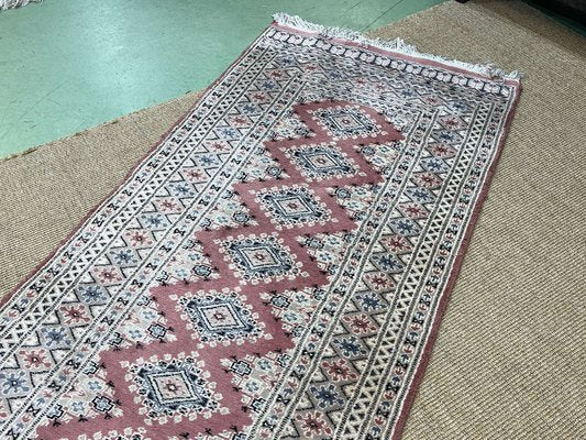 Vintage Pakistani Wool and Silk Rug-QYF-1397257