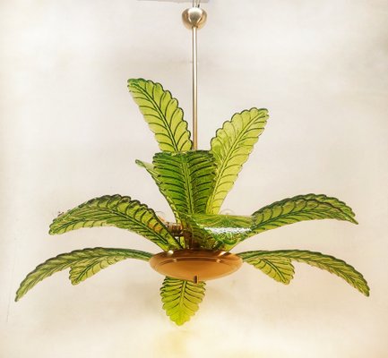 Vintage Palm Chandelier in Murano Glass-QLH-1805337