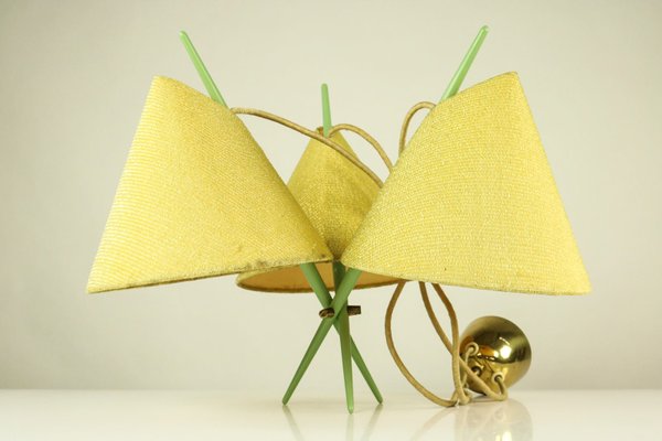 Vintage Pastel Green Pendant Lamp from Rupert Nikoll, 1950s-FUP-570896