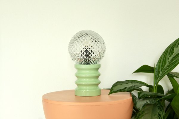 Vintage Pastel Green Table Lamp, 1970s-HUY-1727810