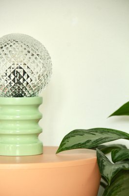 Vintage Pastel Green Table Lamp, 1970s-HUY-1727810