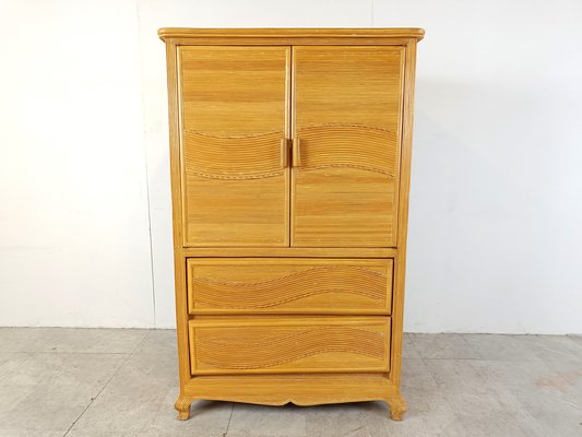 Vintage Pencil Reed Cabinet, 1970s-IRH-1785659