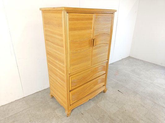 Vintage Pencil Reed Cabinet, 1970s-IRH-1785659