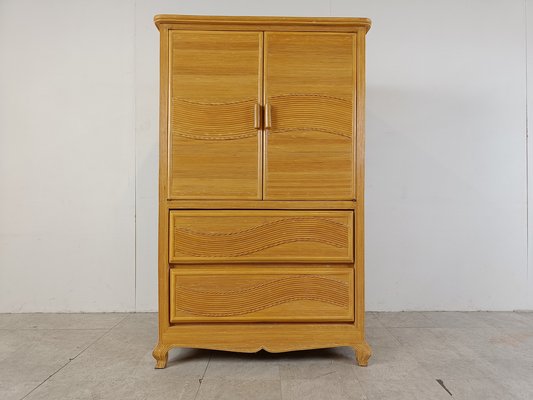 Vintage Pencil Reed Cabinet, 1970s-IRH-1785659