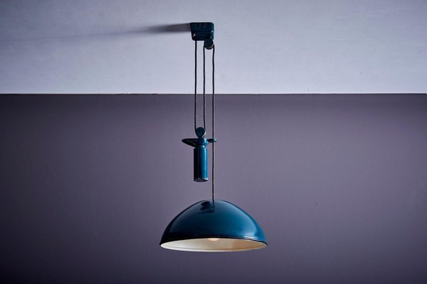 Vintage Pendant Lamp with Counter Weight by Achille Castiglioni, 1960s-SFD-1799786