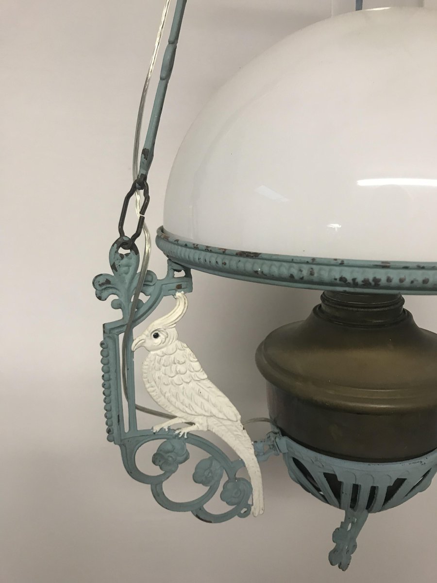 Vintage Pendant Lamp with Parrots