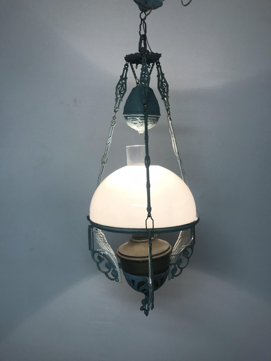 Vintage Pendant Lamp with Parrots