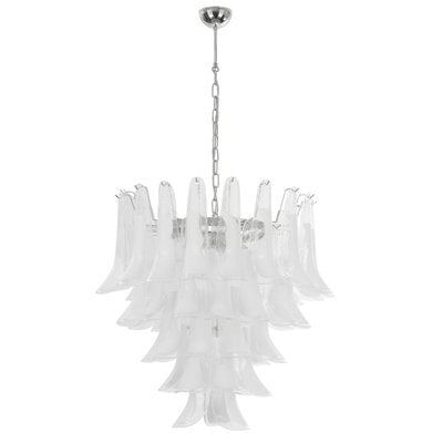 Vintage Petal Suspension Lamp in Murano Glass, Italy-MPO-1352885