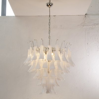 Vintage Petal Suspension Lamp in Murano Glass, Italy-MPO-1352885