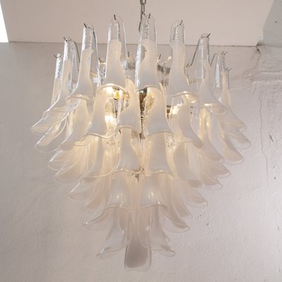 Vintage Petal Suspension Lamp in Murano Glass, Italy-MPO-1352885