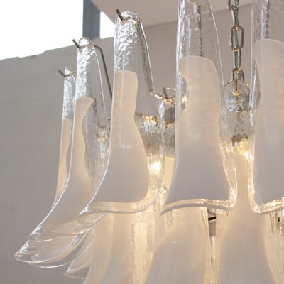 Vintage Petal Suspension Lamp in Murano Glass, Italy-MPO-1352885