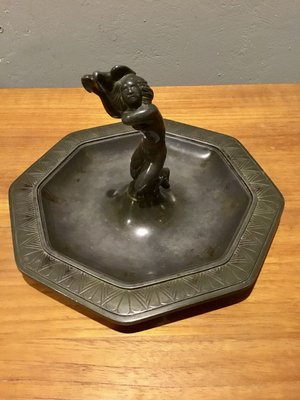 Vintage Pewter Dish by Just Andersen, Denmark, 1930s-SU-746007