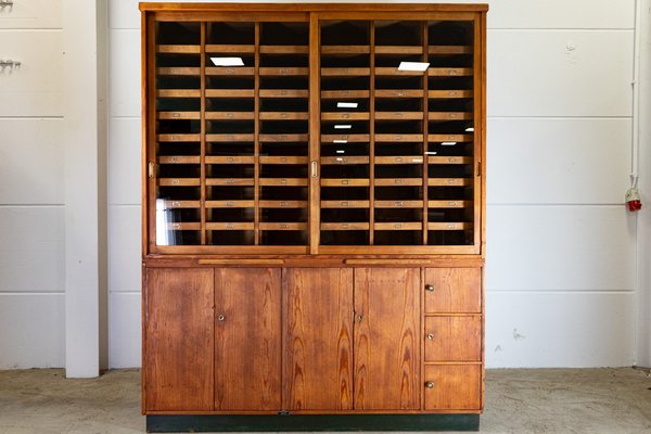 Vintage Pharmacist Pine Cabinet-AMR-1719404