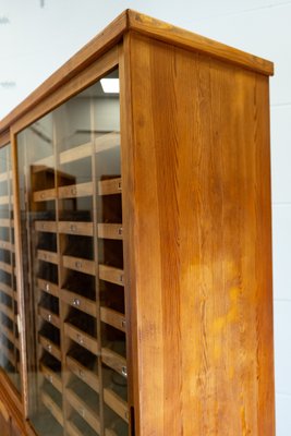 Vintage Pharmacist Pine Cabinet-AMR-1719404