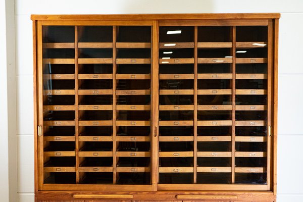 Vintage Pharmacist Pine Cabinet-AMR-1719404