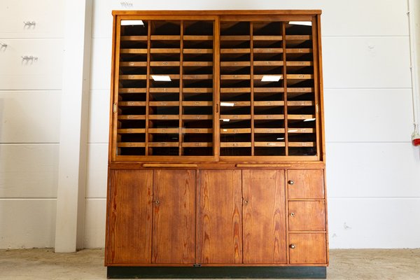 Vintage Pharmacist Pine Cabinet-AMR-1719404