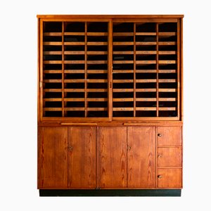 Vintage Pharmacist Pine Cabinet-AMR-1719404