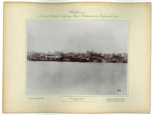 Vintage Photograph of Vancouver, 1893