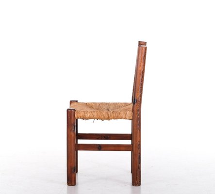 Vintage Pine Chairs, 1960s, Set of 4-QU-1706915