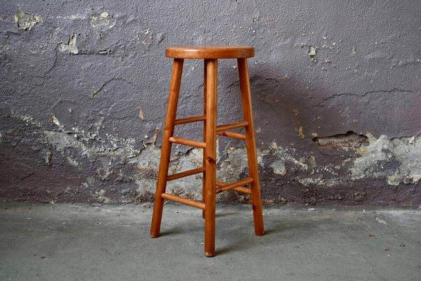 Vintage Pinewood Bar Stool, 1960s-AIU-1790800