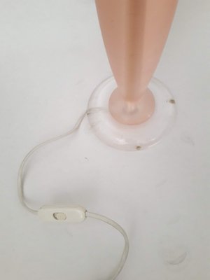 Vintage Pink Acrylic Table Lamp, 1970s-XUQ-1452989