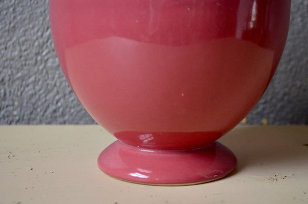 Vintage Pink Ceramic Vase from Niderviller-AIU-1397311