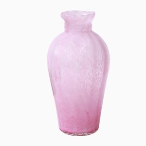 Vintage Pink Murano Glass Vasetto Vase, Italy, 1970s-HUY-1016502