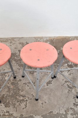 Vintage Pink Stool, 1970s-AOX-1737279