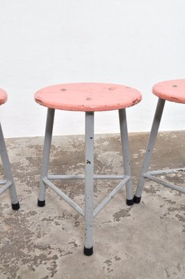 Vintage Pink Stool, 1970s-AOX-1737279