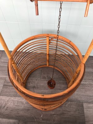 Vintage Planter in Bamboo, 1970s-FOV-1744214