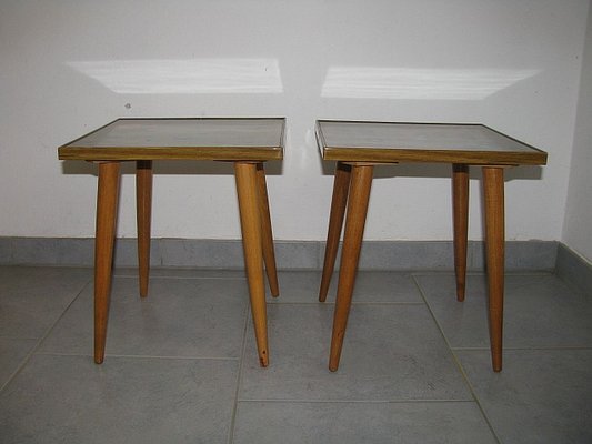 Vintage Planters / Side Table from Opal Möbel, 1970s, Germany, Set of 2-SZW-826800