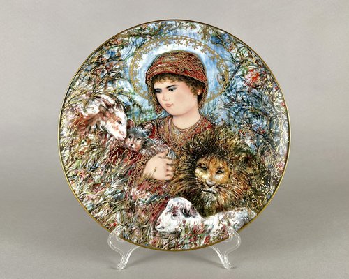 Vintage Plates, 1989, Set of 3-GYX-1823985