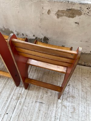 Vintage Plywood Chairs, 1980s, Set of 4-LCU-2024748