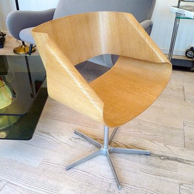 Vintage Plywood Ribbon Rocking Chair by Franca Stagi-YGE-580466