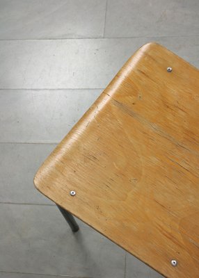 Vintage Plywood School Desk Chair-HGJ-1438604