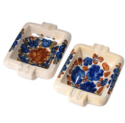 Vintage Polish Ashtrays from Włocławek, 1970s, Set of 2-GIW-578188