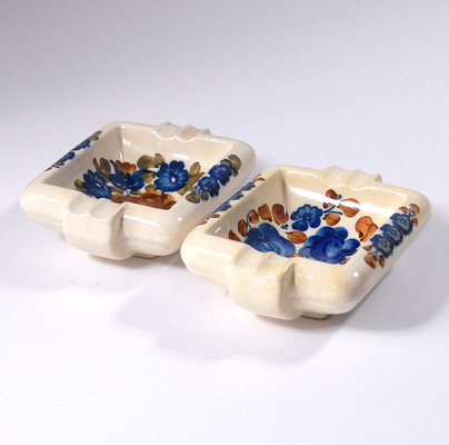 Vintage Polish Ashtrays from Włocławek, 1970s, Set of 2-GIW-578188