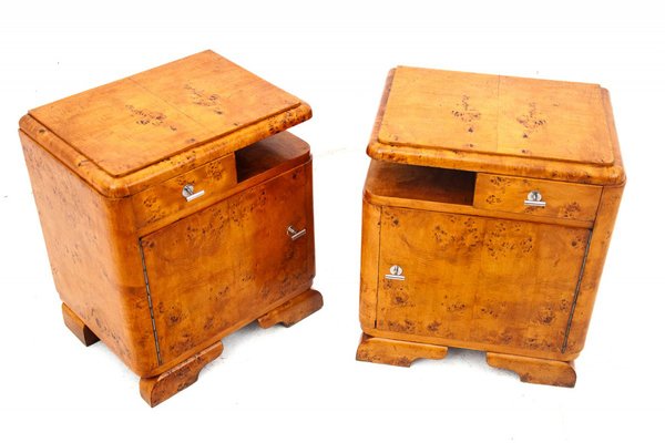 Vintage Polish Bedside Tables, 1950s, Set of 2-BXB-1742253